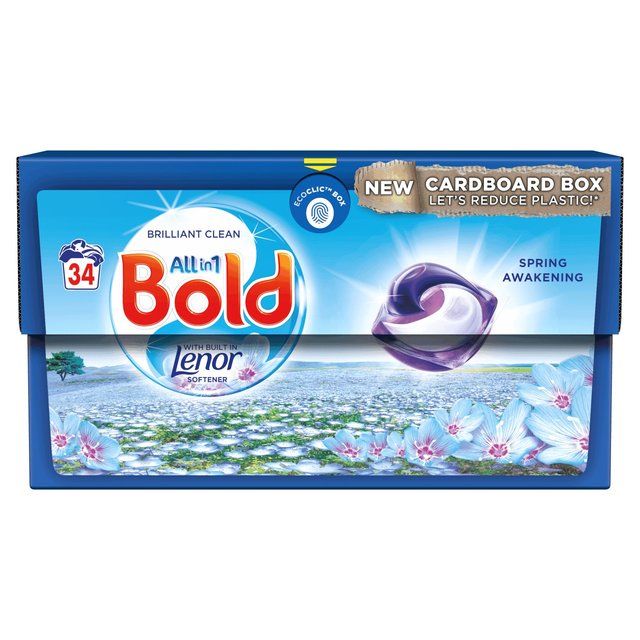 Bold 3in1 Pods Washing Capsules Spring Awakening 34 Washes