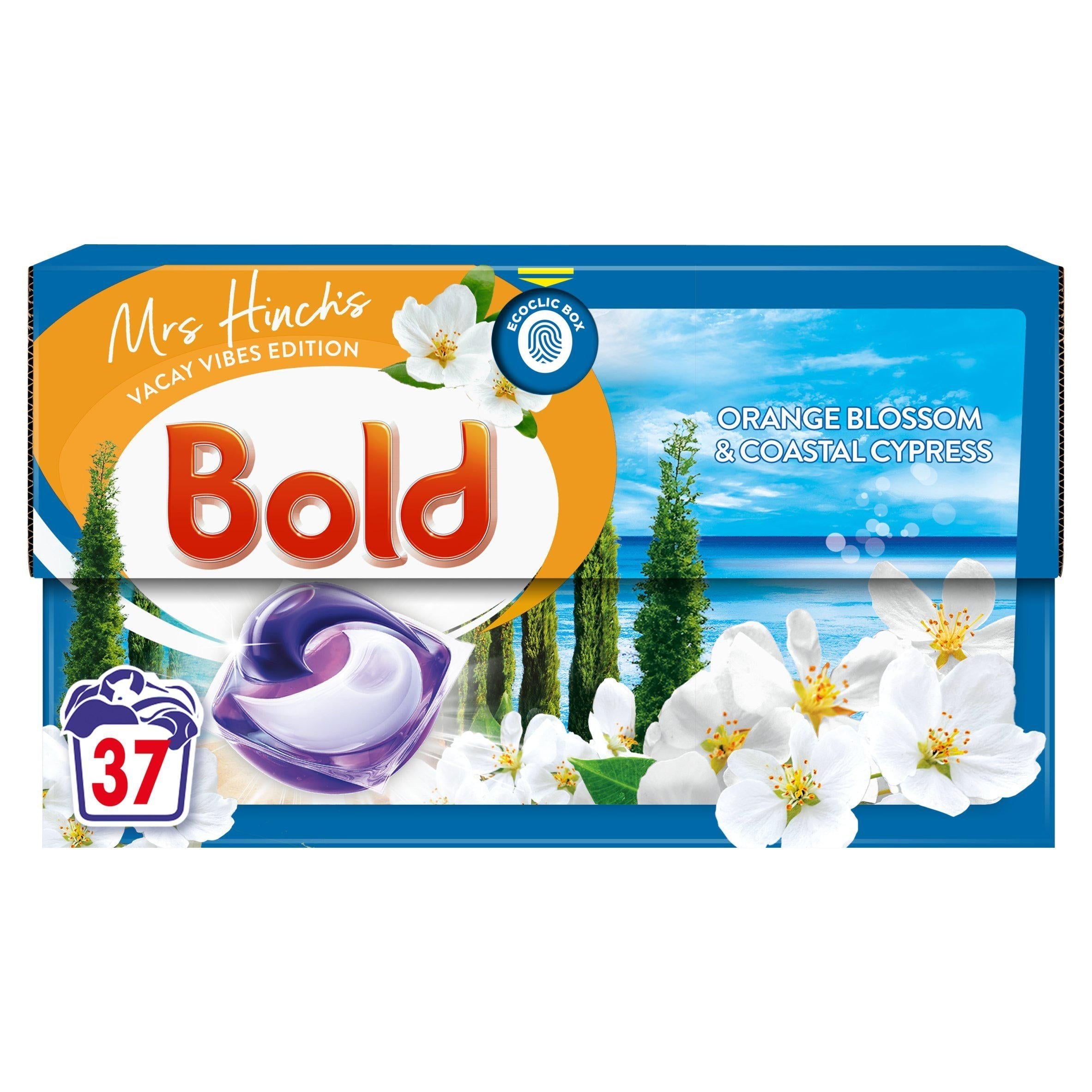 Bold All In 1 Pods Washing Liquid Capsules Mrs Hinch, Limited Edition x34 - McGrocer