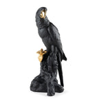 Boldblack Macaw Figurine