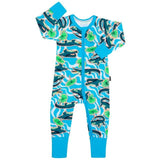 Bonds Zip Wondersuit Croc Attack 0-3 months