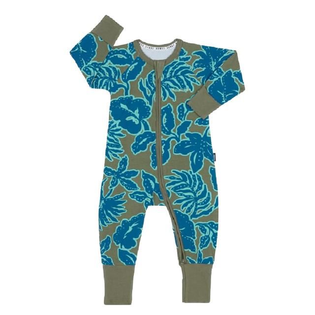 Bonds Zip Wondersuit Leafy Tropical Survivor 0-3 months