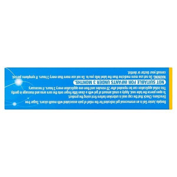 Bonjela Junior Mouth Ulcer Pain ReliefSugar Free  Gel 15g - McGrocer