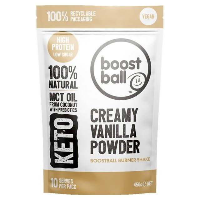 Boostball Creamy Vanilla Keto Protein Powder