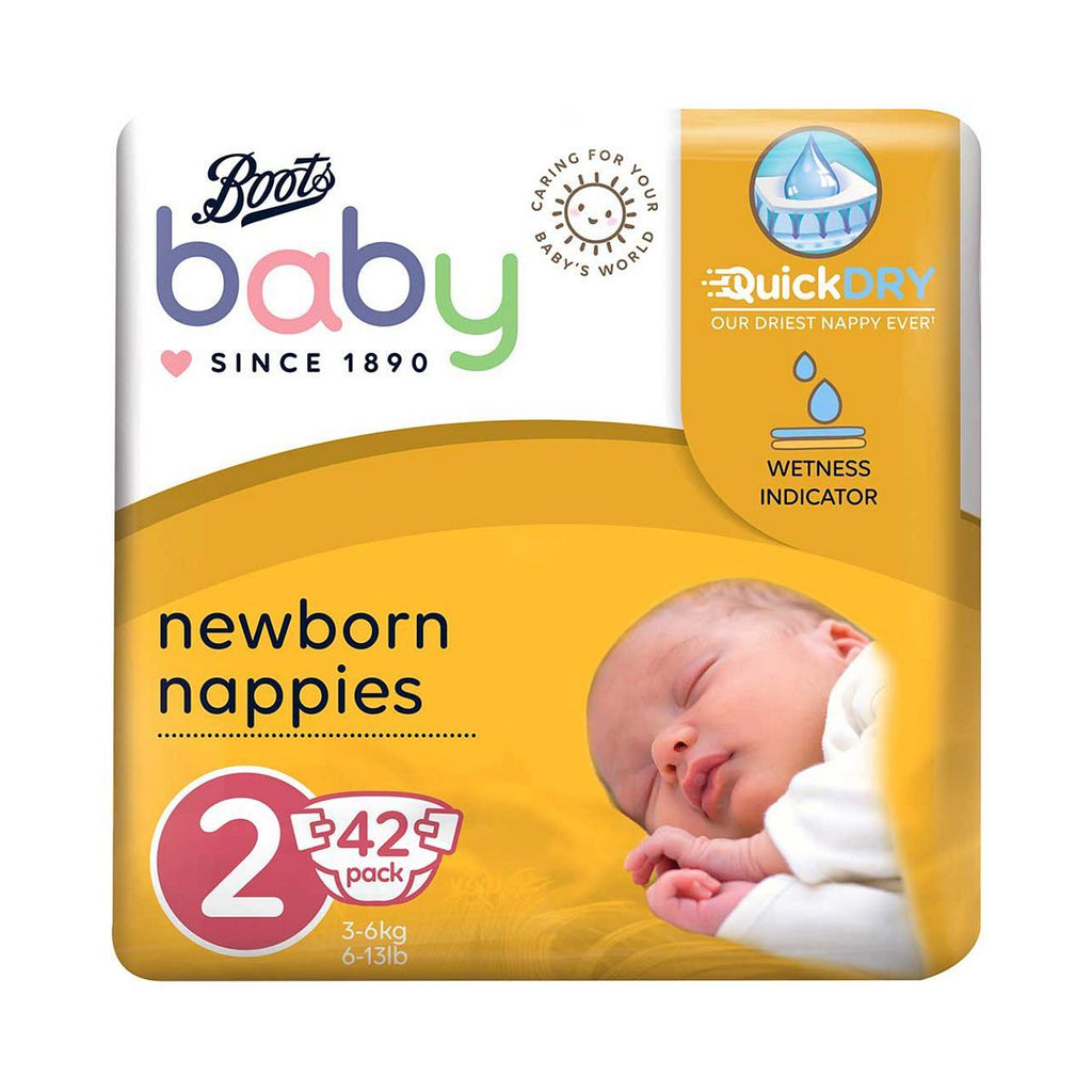 Boots Baby Nappies New Born Size 2 42s