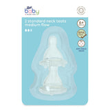 Boots Baby Standard Neck Medium Teat 2 Pack