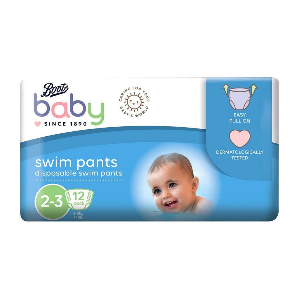 Boots Baby Swim Pants Size 2-3, 12 Pants 3-8kg