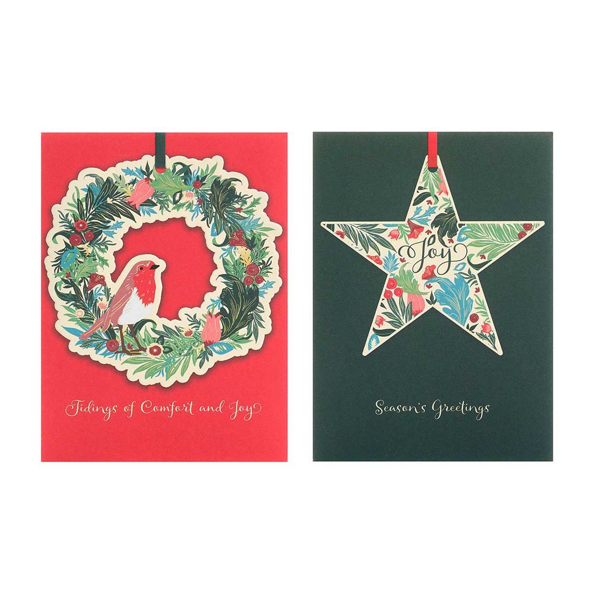 Boots Baubles 12pk Xmas Cards - McGrocer