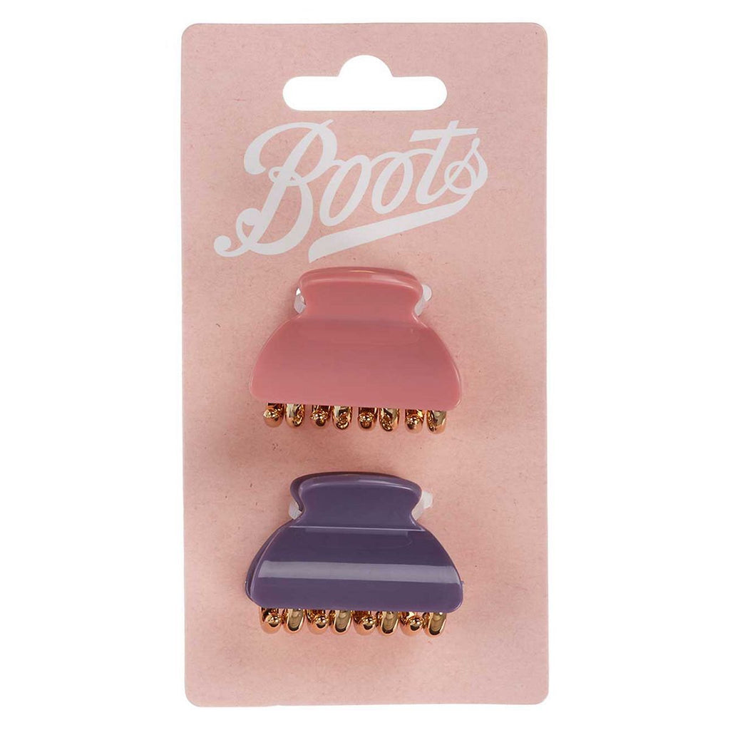 Boots bulldog jaw clip rink and purple 2s