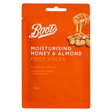 Boots CARE Moisturising Foot Socks Honey & Almond 1 pair