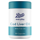 Boots Cod Liver Oil + Fish Oil - 30 Capsules (1 month supply)