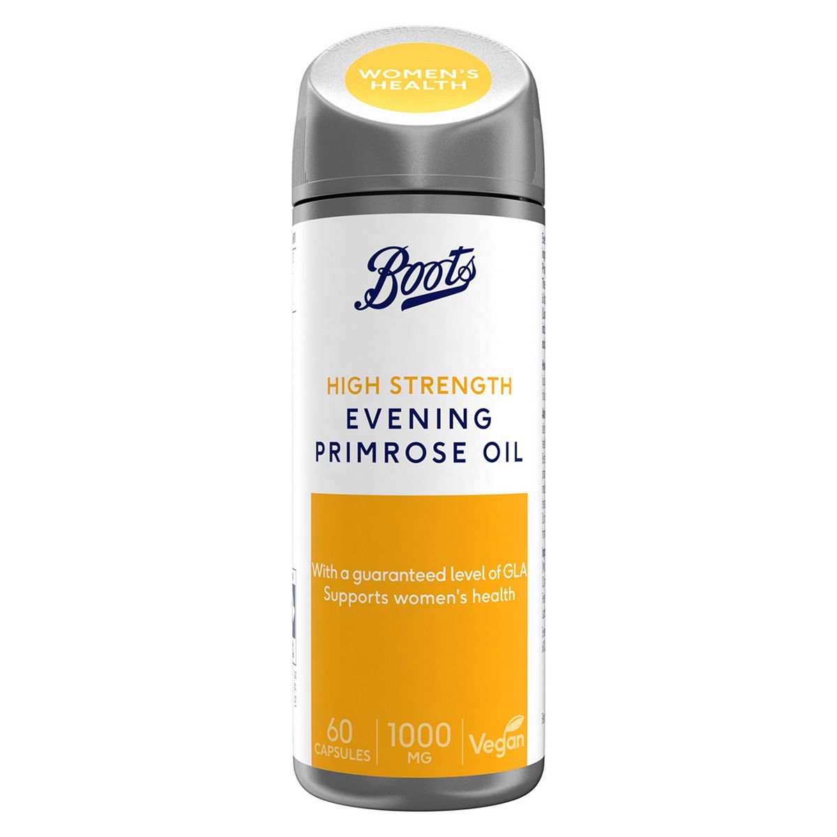 Boots Evening Primrose Oil 1000 mg 60 Capsules (2 month supply) - McGrocer