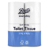 Boots Everyday Toilet Roll 4x Pack