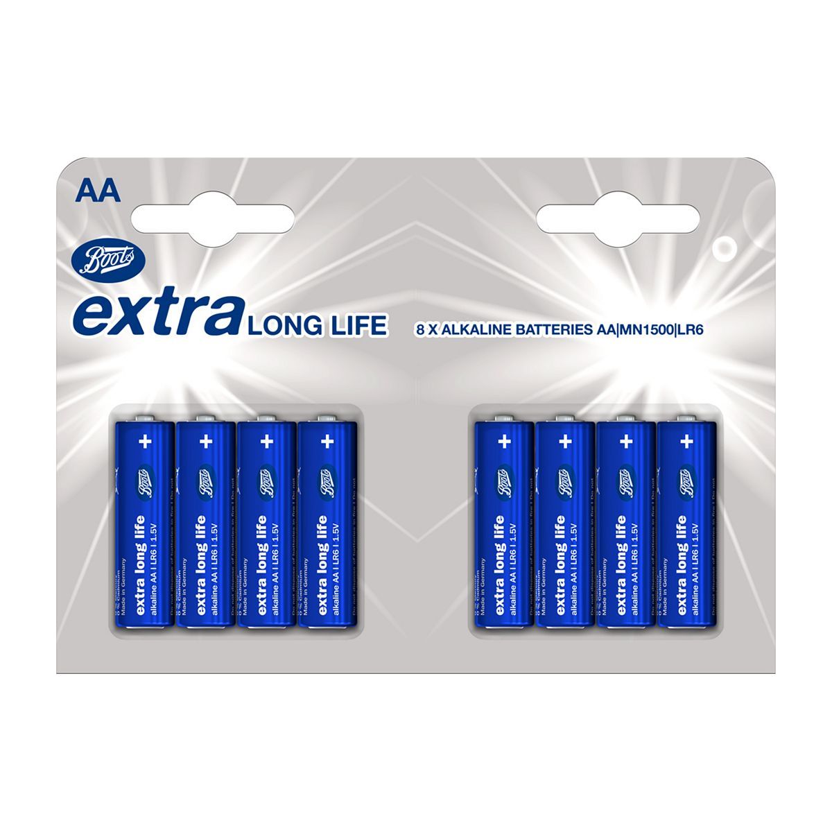 Csizma extra tartós akkumulátorok AA 8s - McGrocer