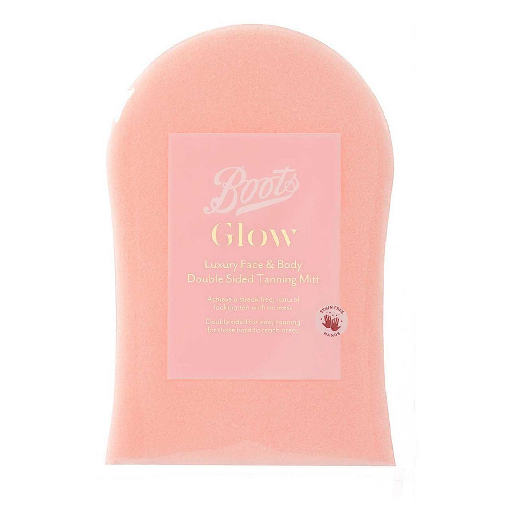 Boots Glow Luxury Face & Body  Double Sided Tanning Mitt