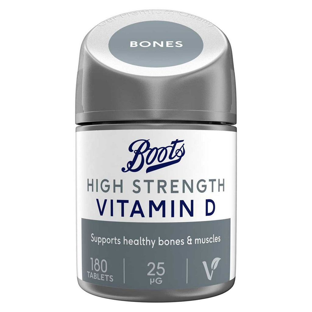 Boots High Strength Vitamin D 25 µg Food Supplement 180 Tablets