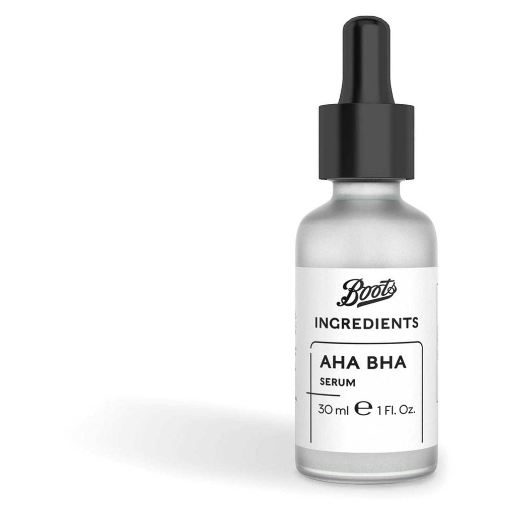 Boots Ingredients AHA BHA Serum 30ml