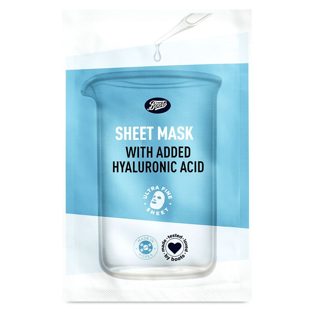 Boots Ingredients Hyaluronic Acid Sheet Mask