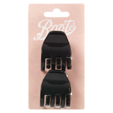 Boots jaw clips black small 2s