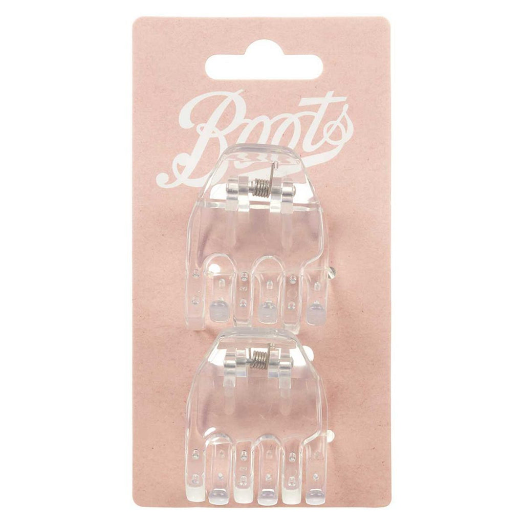 Boots Jaw Clips Clear Small 2s