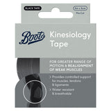 Boots Kinesiology Tape 5cm x 5m - Black