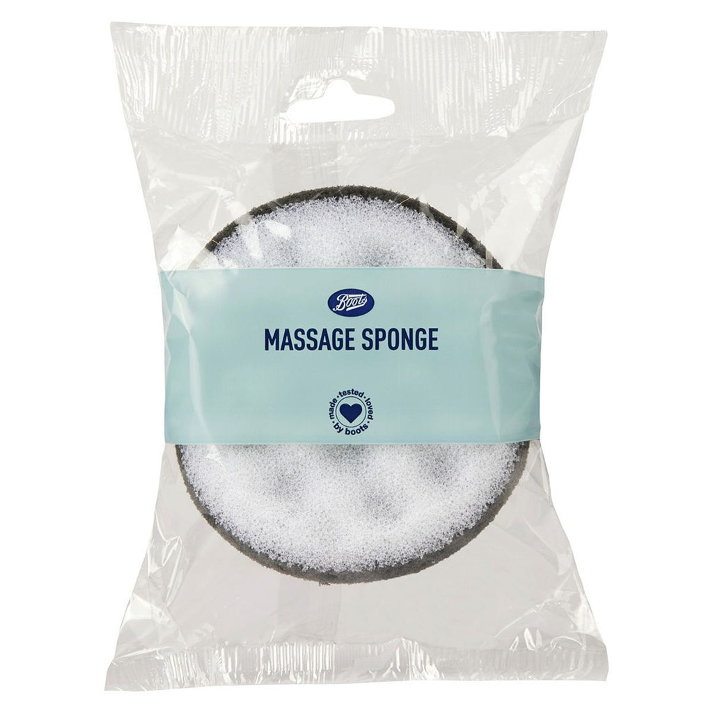 Boots Massage Sponge Charcoal