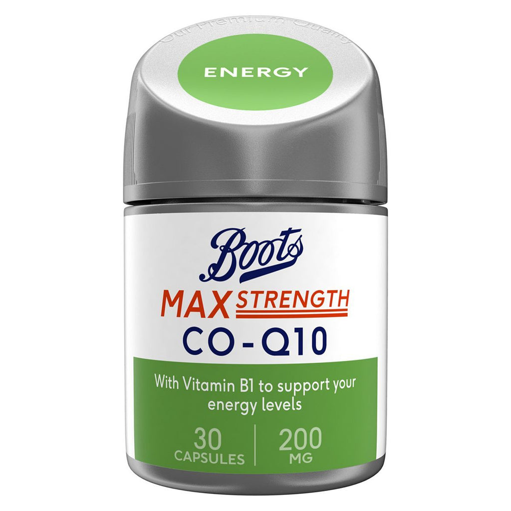 Boots Max Strength Co-Q10 30 Capsules