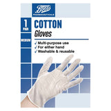 Boots Medium Cotton Gloves - 1 Pair