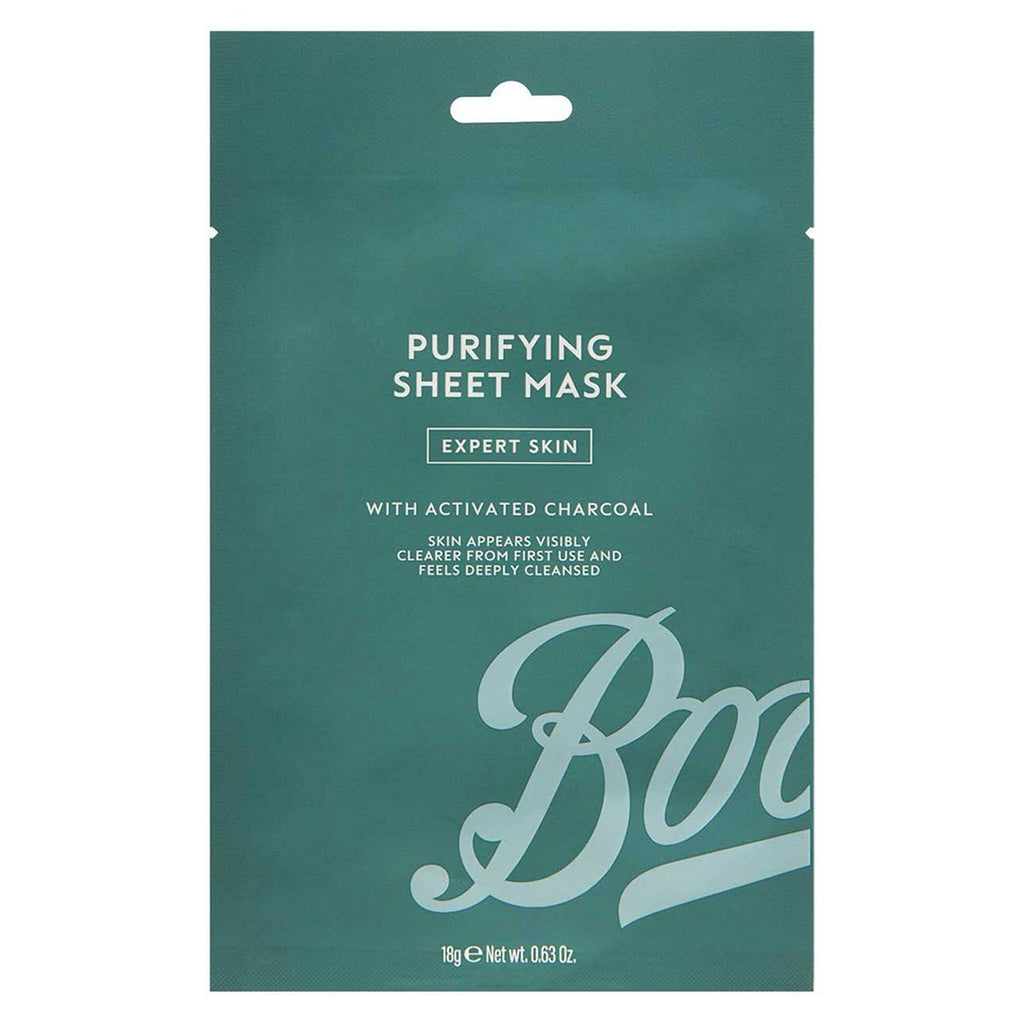 Boots Men Expert Skin Purifying Charcoal Sheet Mask