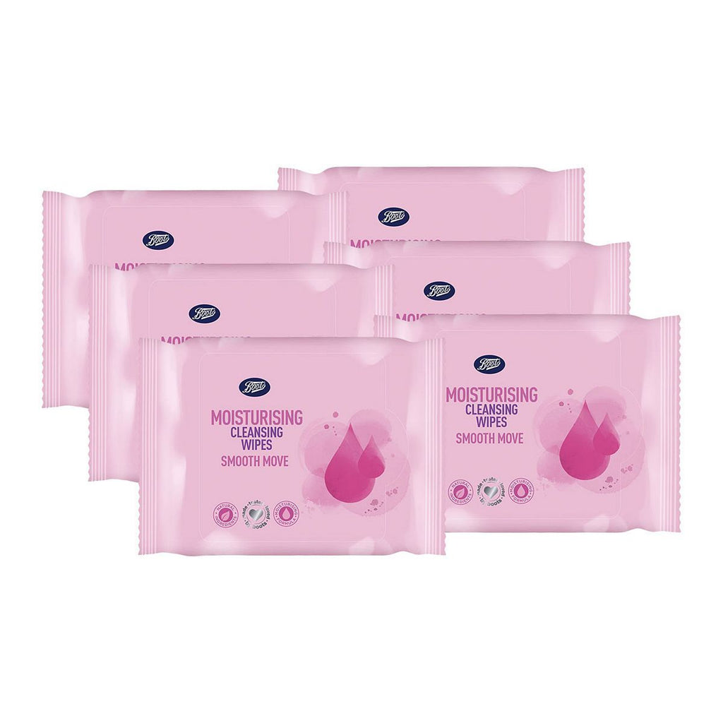 Boots Moisturising Cleansing Facial Wipes Bundle