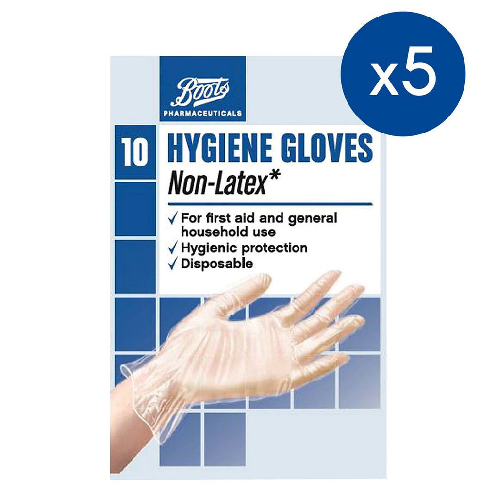 Boots Non-Latex Hygiene Gloves Bundle - 50 pack