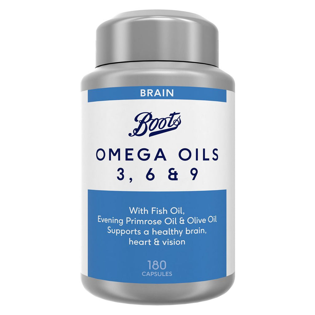 Boots Omega Oils 3 6 & 9 180 Capsules (6 month supply)