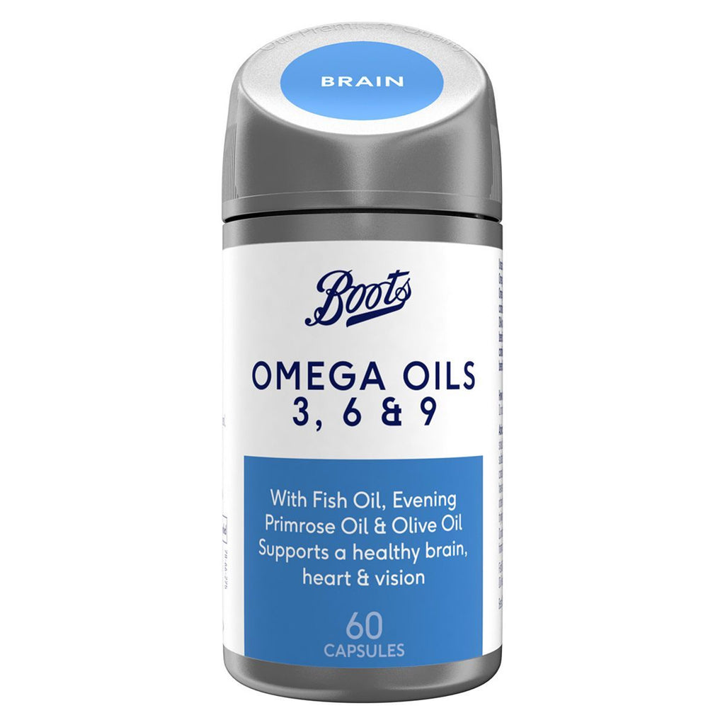 Boots Omega Oils 3, 6 and 9 60 Capsules (2 month supply)