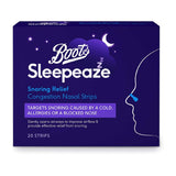 Boots Sleepeaze Snoring Relief Congestion Nasal Strips - 20 Strips