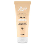 Boots SPF+ Vitamin C Moisturising Lotion SPF50 50ml