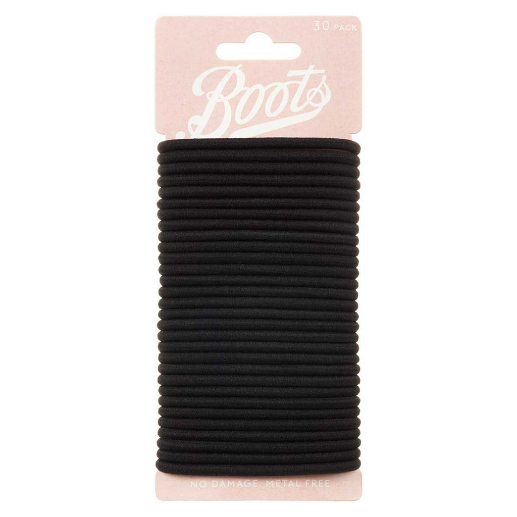 Boots standard ponybands black 30s