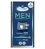 Boots StayDry Men Normal Shields - 120 Shields (12 Pack Bundle)