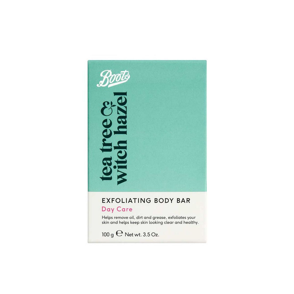 Boots Tea Tree & Witch Hazel Exfoliating Body Bar 100g