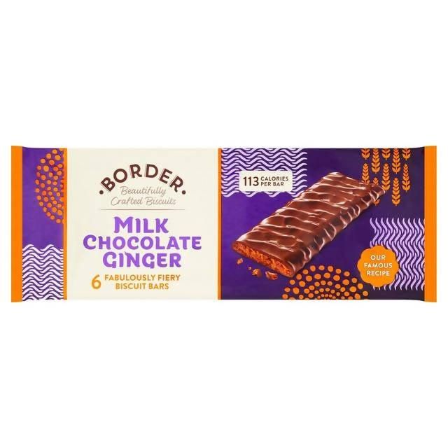 Border Milk Chocolate Ginger 6x24g