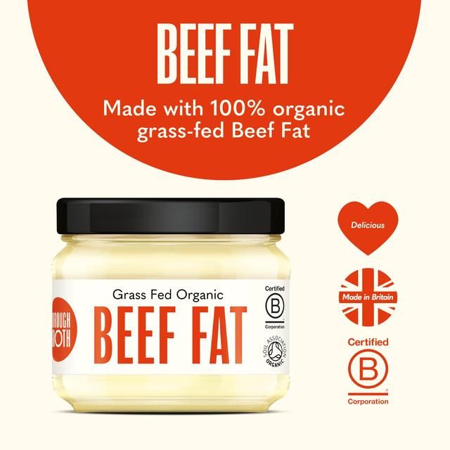 Borough Broth Co 100% Organic Beef Fat   250g