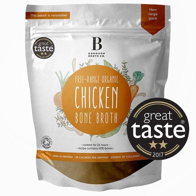 Borough Broth Co. Free-Range Organic Chicken Bone Broth Large Pack