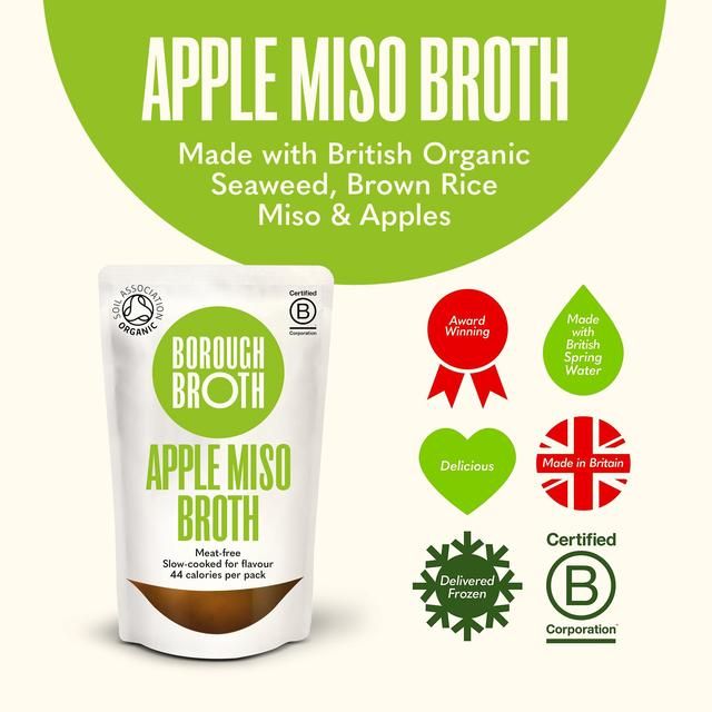 Borough Broth Organic Apple Miso & Seaweed Broth   324g