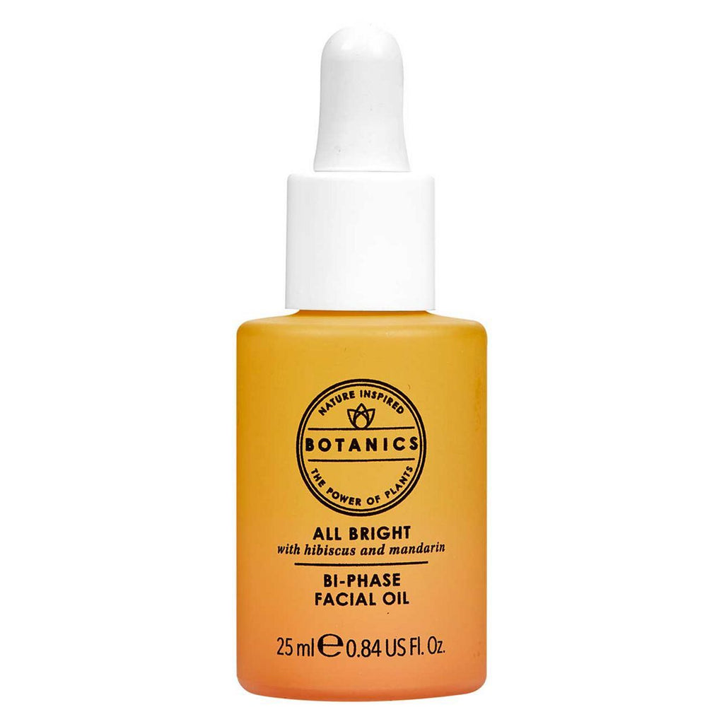 Botanics All Bright Bi-Phase Glow Facial Oil with Natural AHAs & Vitamin C 25ml