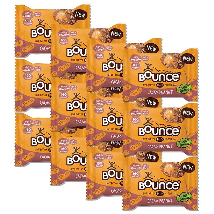 Bounce Peanut Butter Filled Cacao Plant Protein Ball 12 x 35g