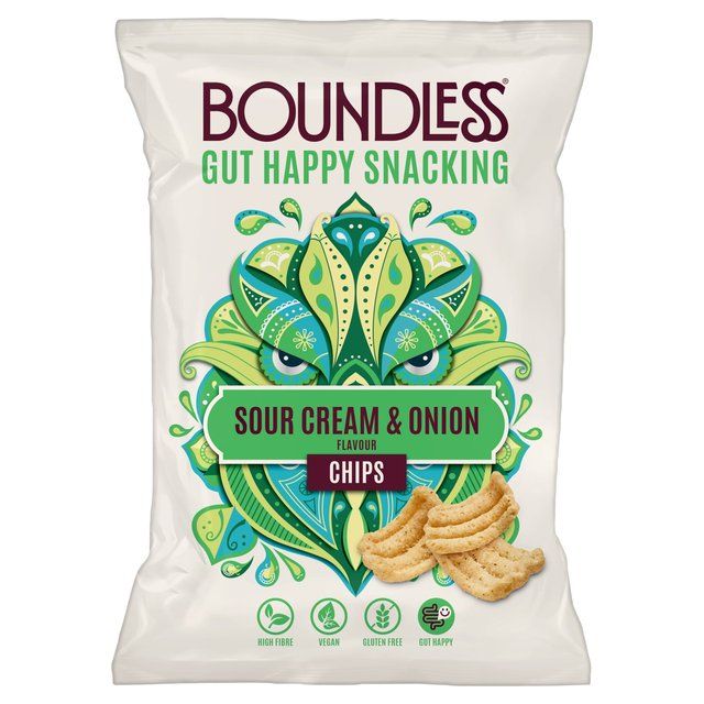 Boundless Sour Cream & Onion Chips Sharing Bag   80g