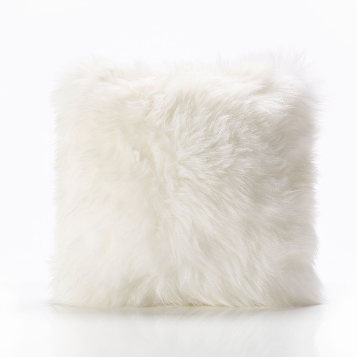 Bowron Single Sided Sheepskin Cushion, 35 x 35cm in 7 Colours