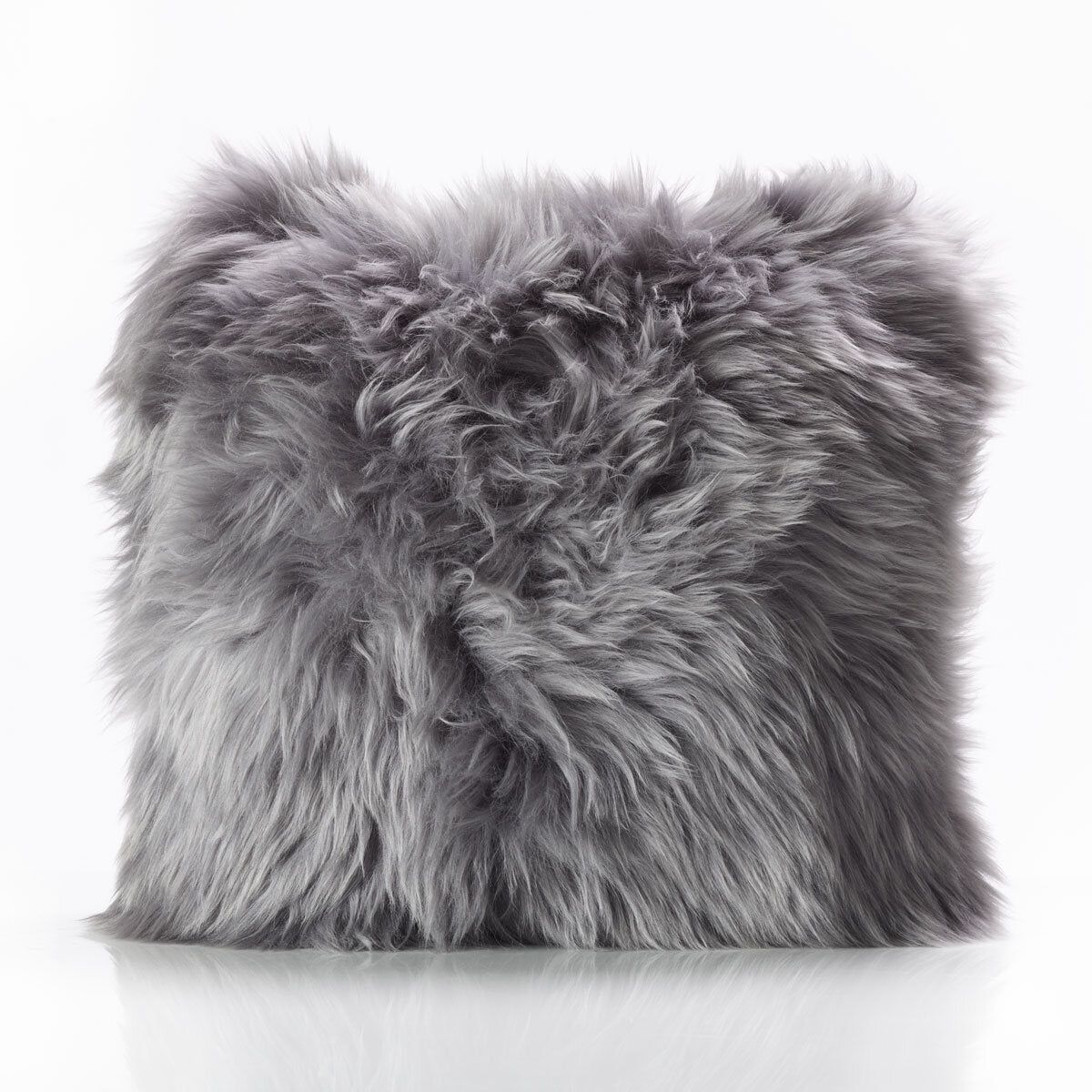 Bowron Single Sided Sheepskin Cushion, 35 x 35cm in 7 Colours