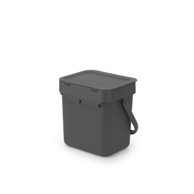 Brabantia 3 Litre Grey Sort &amp;amp; Go Waste Bin