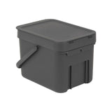 Brabantia 6 Litre Grey Sort &amp;amp; Go Waste Bin