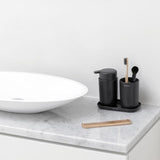 Brabantia Bathroom Accessory Set of 3 Dark Grey