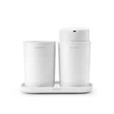 Brabantia Bathroom Accessory Set of 3 White